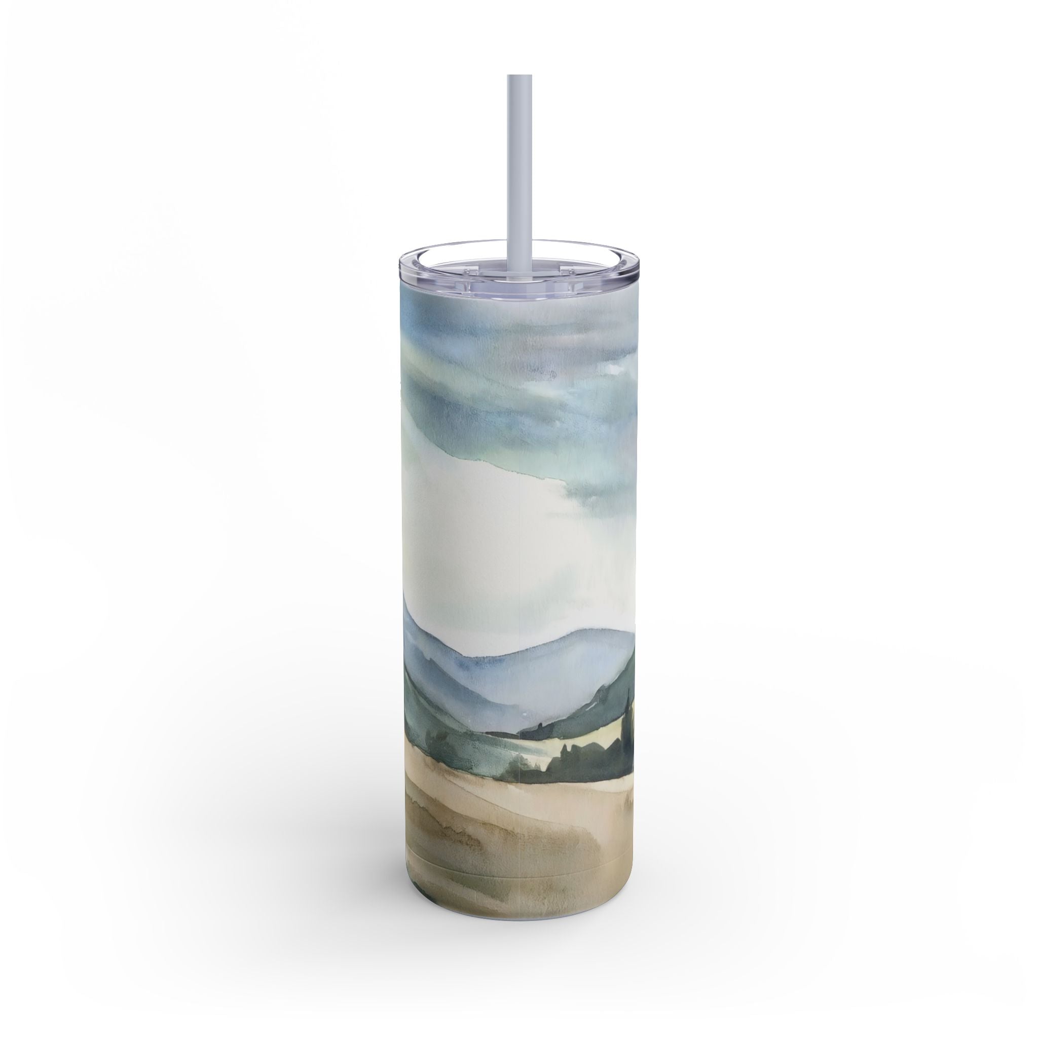 Green Landscape Matte Tumbler, 20oz