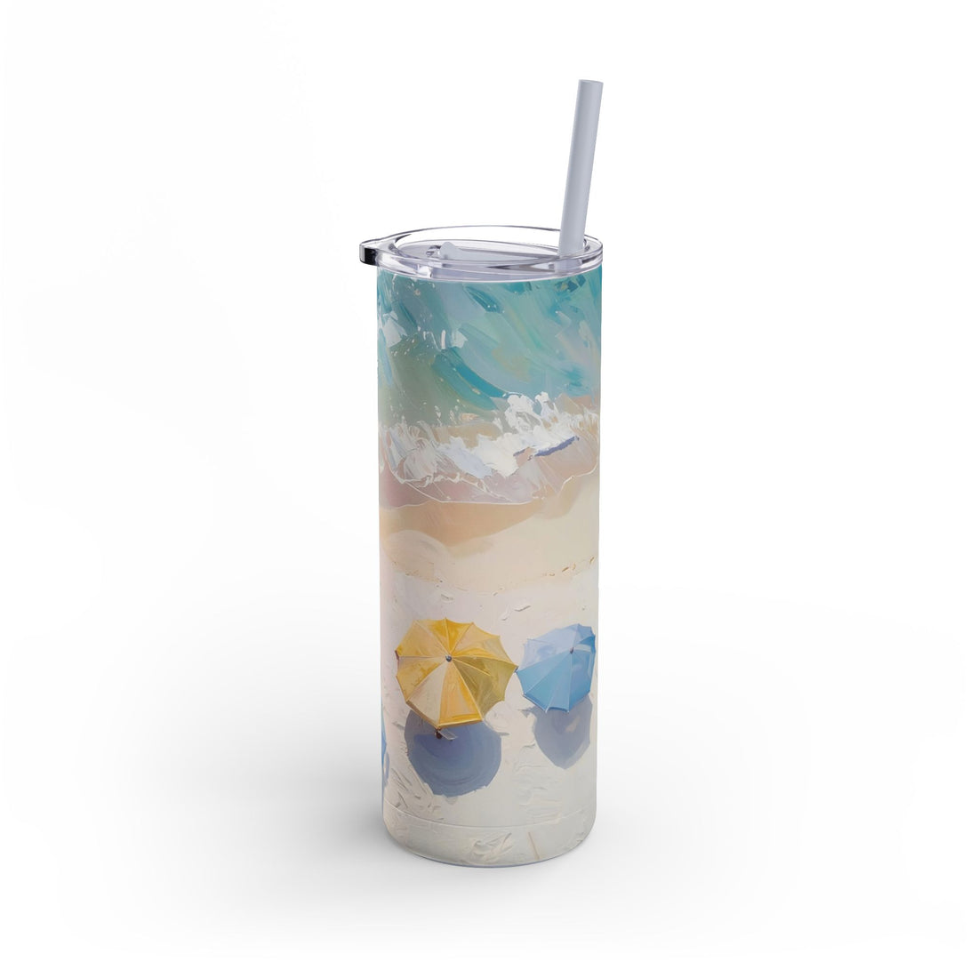 Beach at Top Matte Tumbler, 20oz