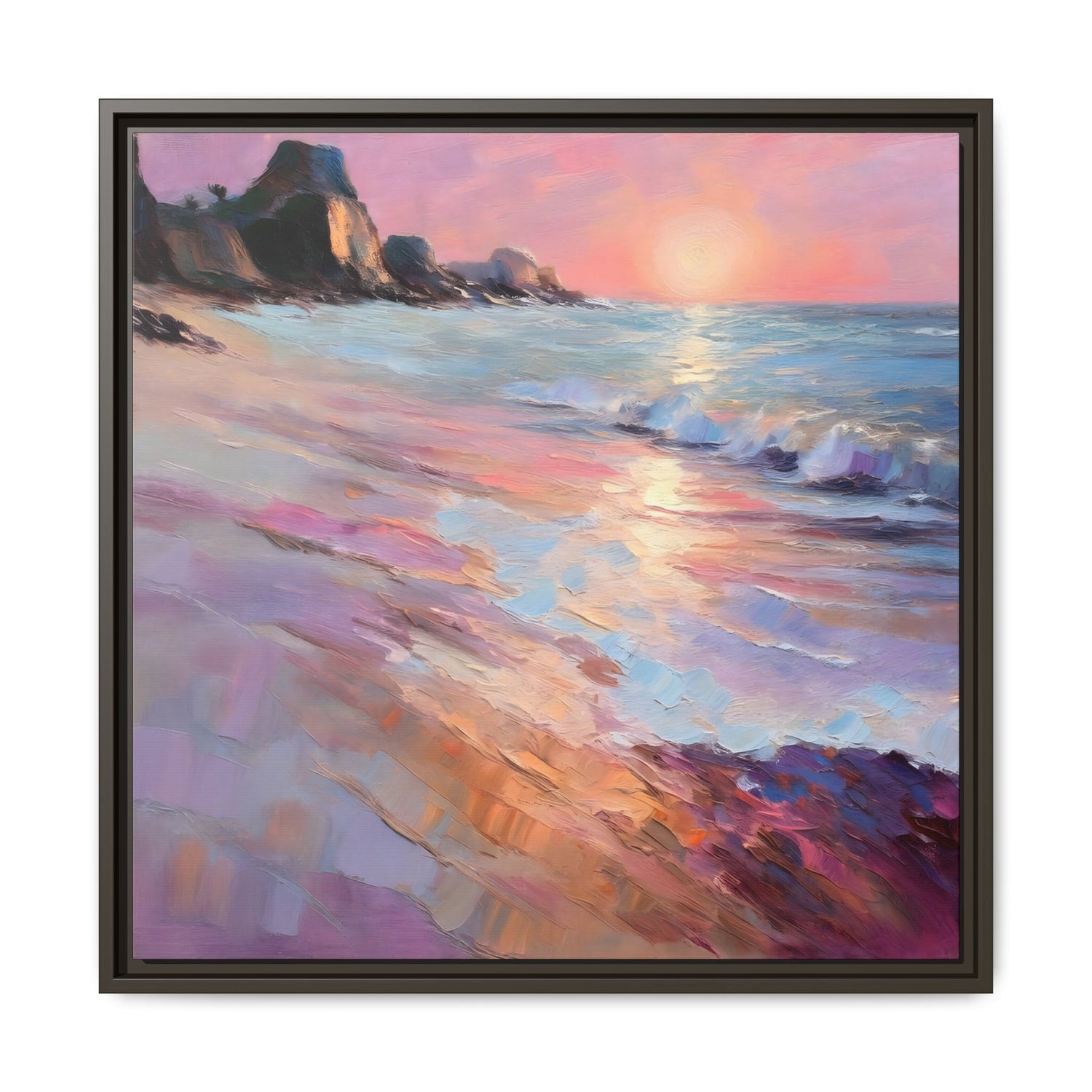 The Ocean Blushed