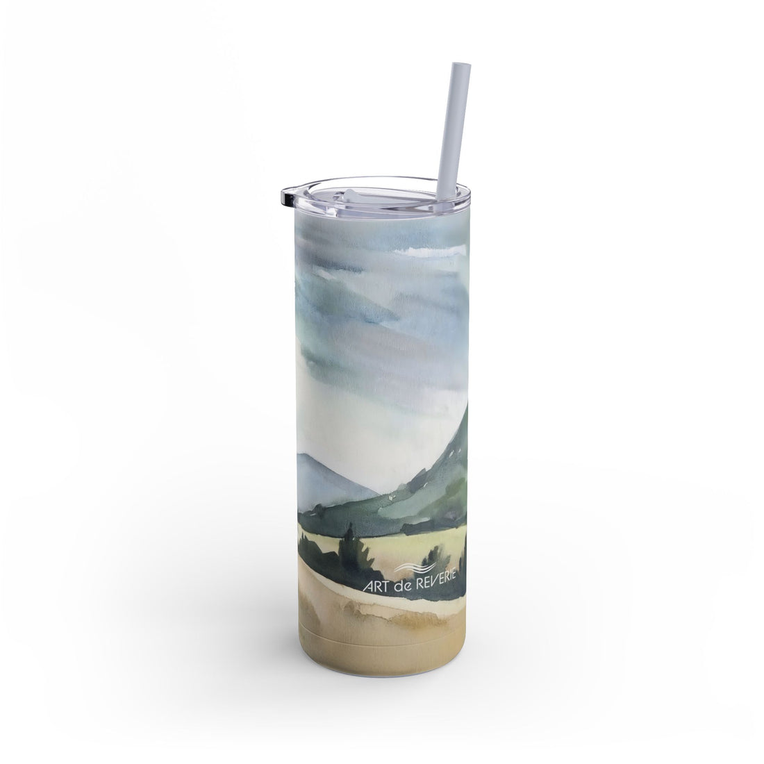 Green Landscape Matte Tumbler, 20oz