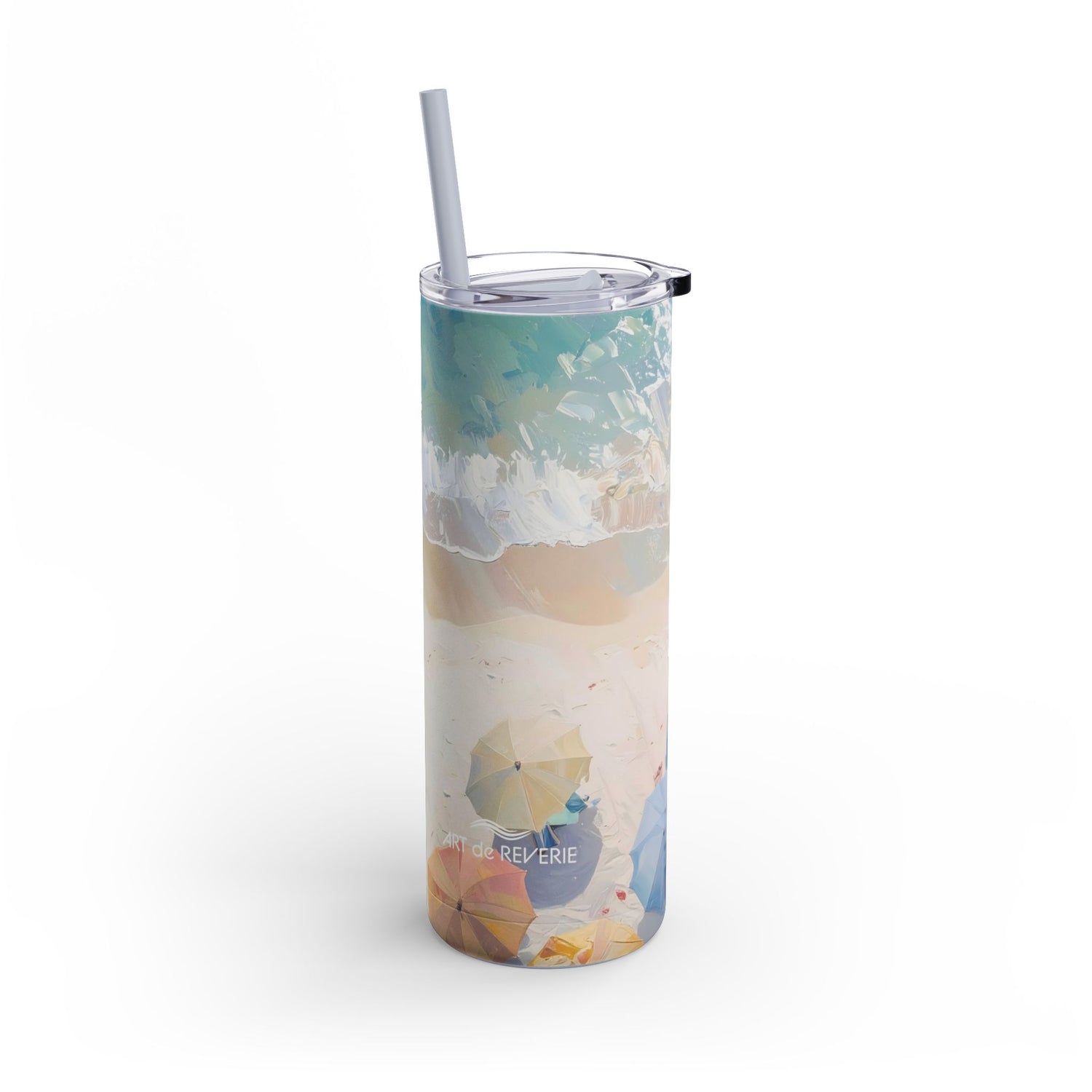 Beach at Top Matte Tumbler, 20oz