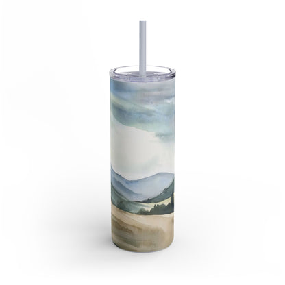 Green Landscape Matte Tumbler, 20oz
