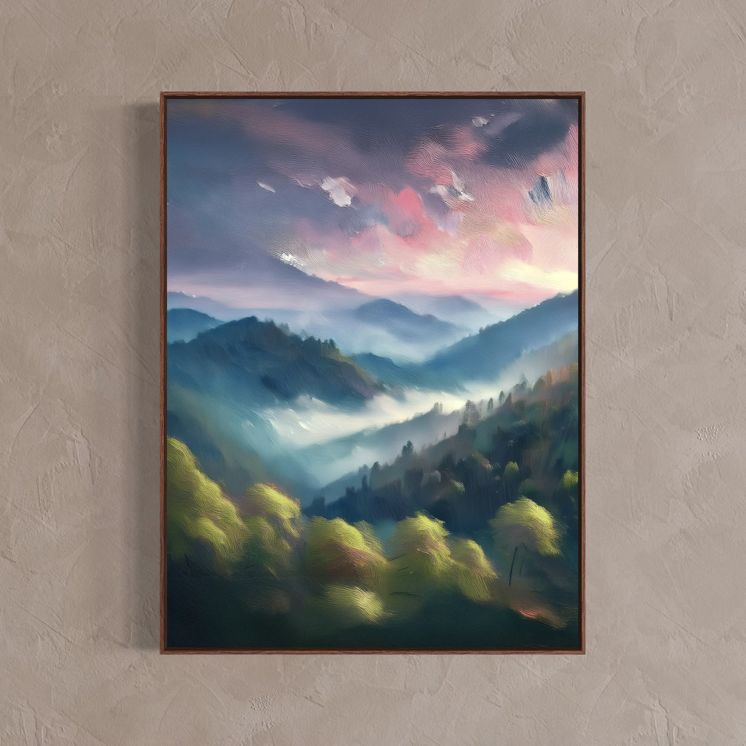 Whispers of Misty Peaks