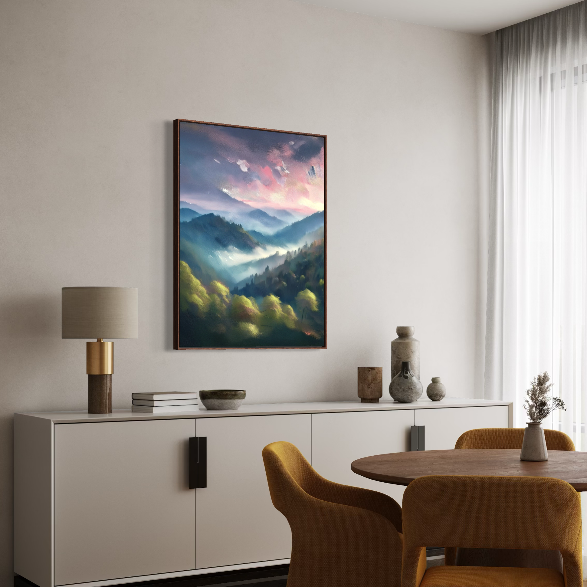 Whispers of Misty Peaks