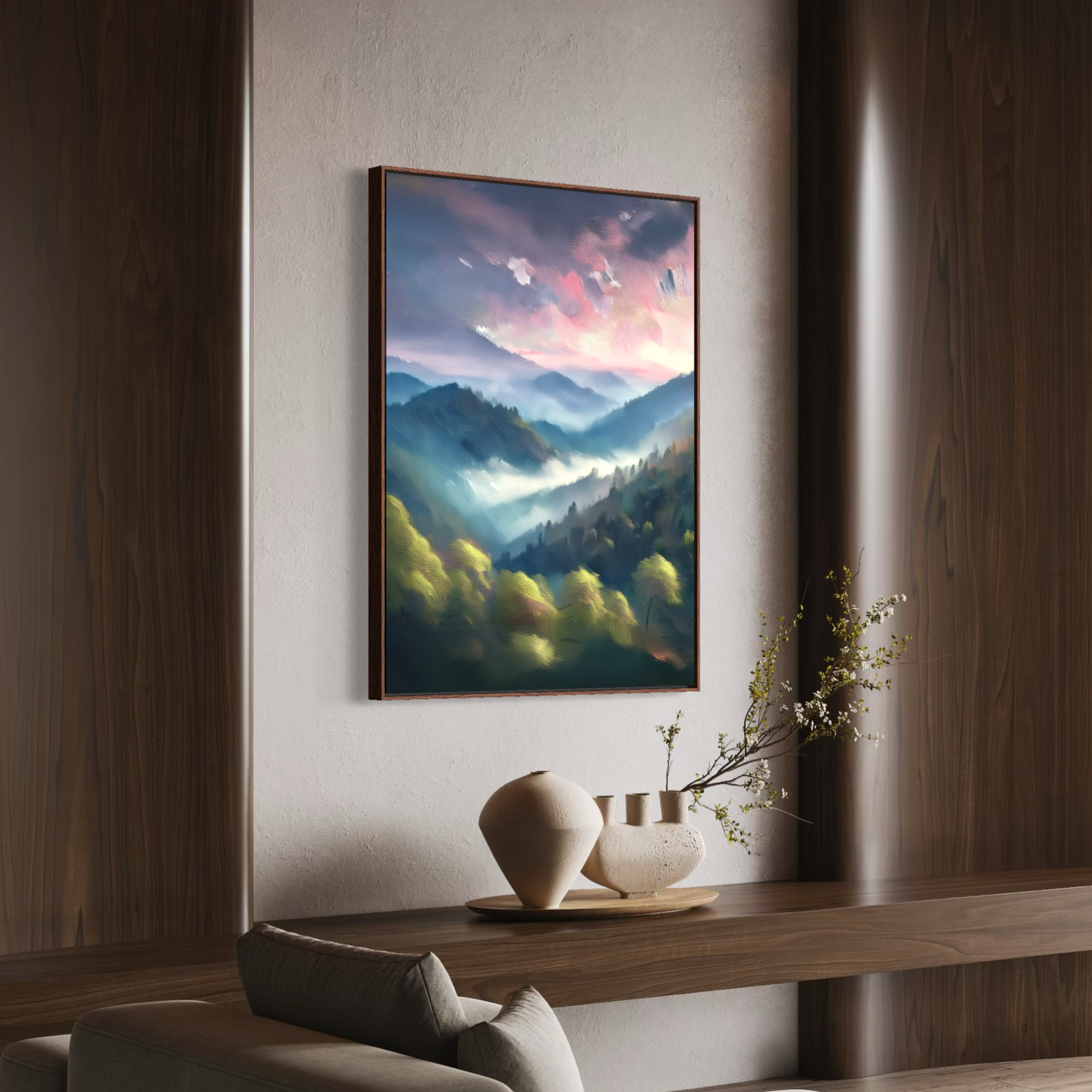 Whispers of Misty Peaks