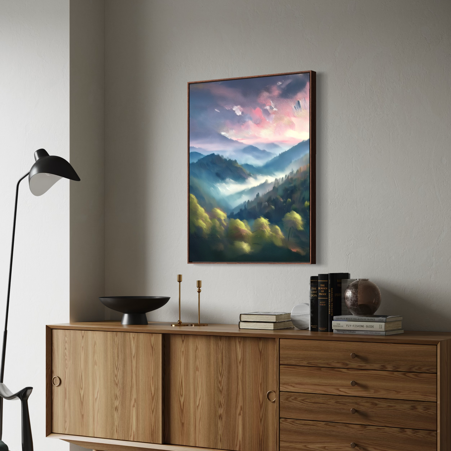 Whispers of Misty Peaks