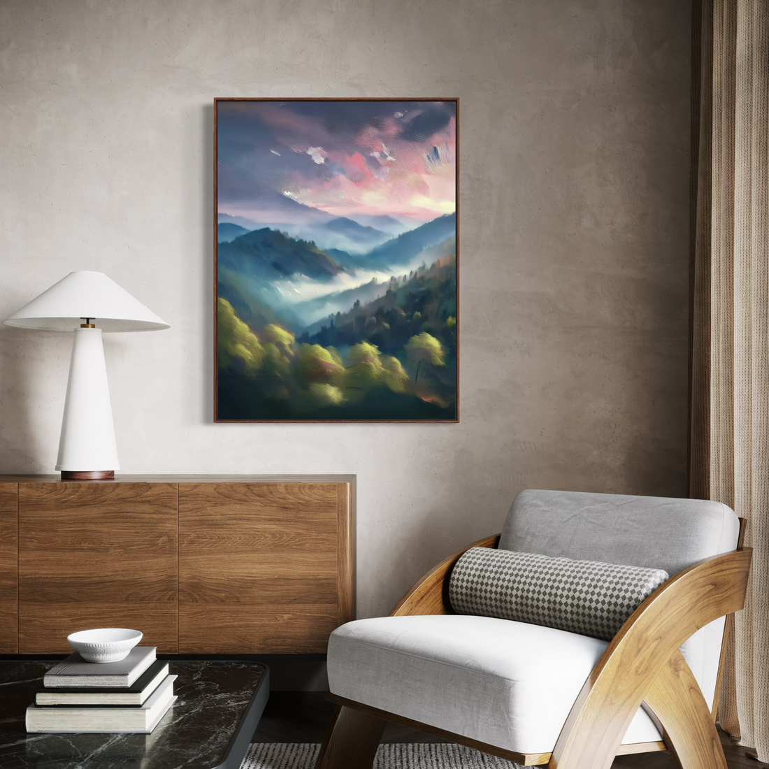 Whispers of Misty Peaks