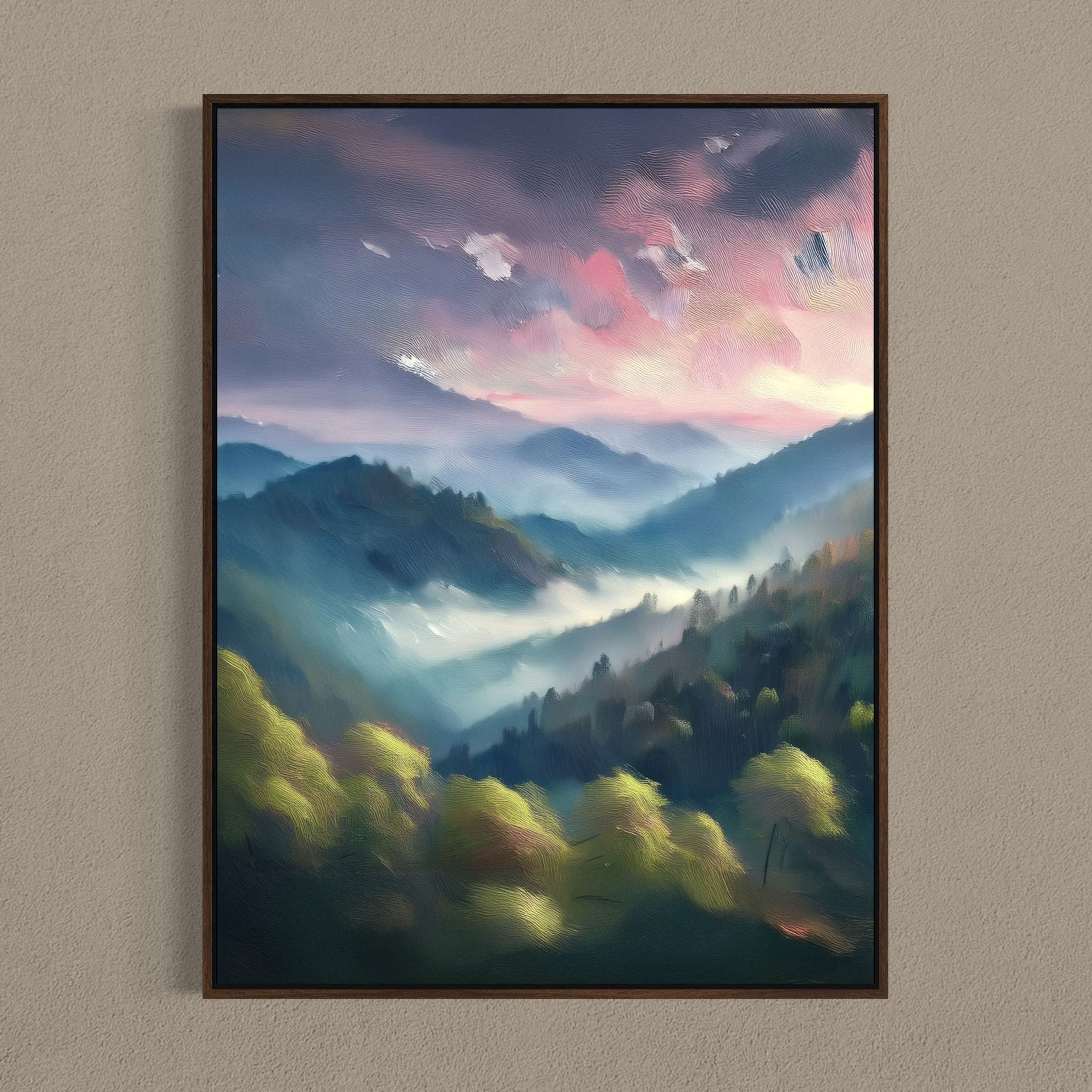 Whispers of Misty Peaks