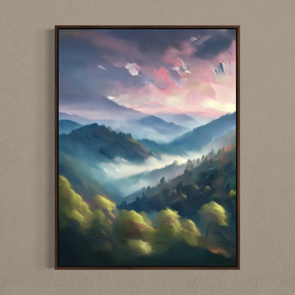 Whispers of Misty Peaks